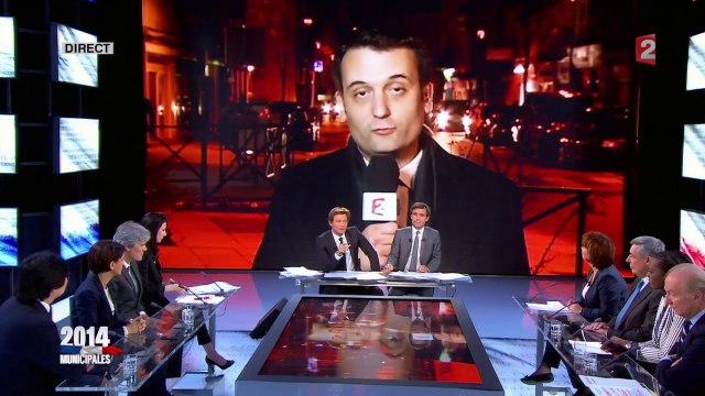 Municipales : Le FN fait des scores impressionnants , se félicite Florian Philippot