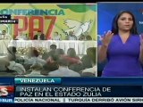Buen éxito de la Conferencia Regional de Paz en el estado de Zulia