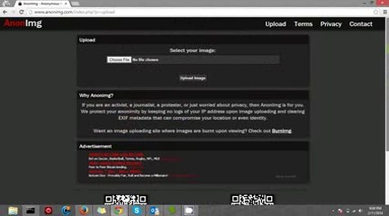 AnonImg.com - Anonymous Image Host and Logless Image Hosting