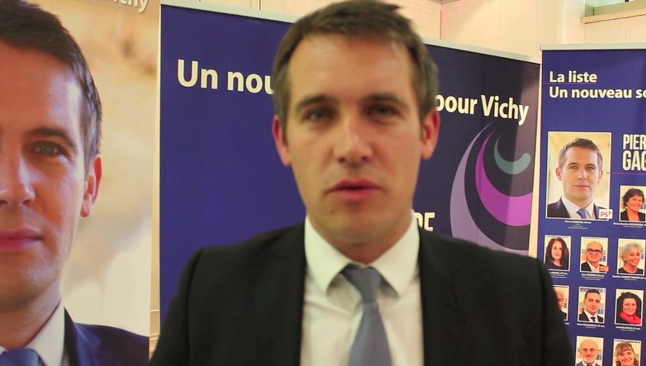 Pierre Gagnière (liste Un nouveau souffle pour Vichy - Socialiste, EELV, Modem, divers gauche)