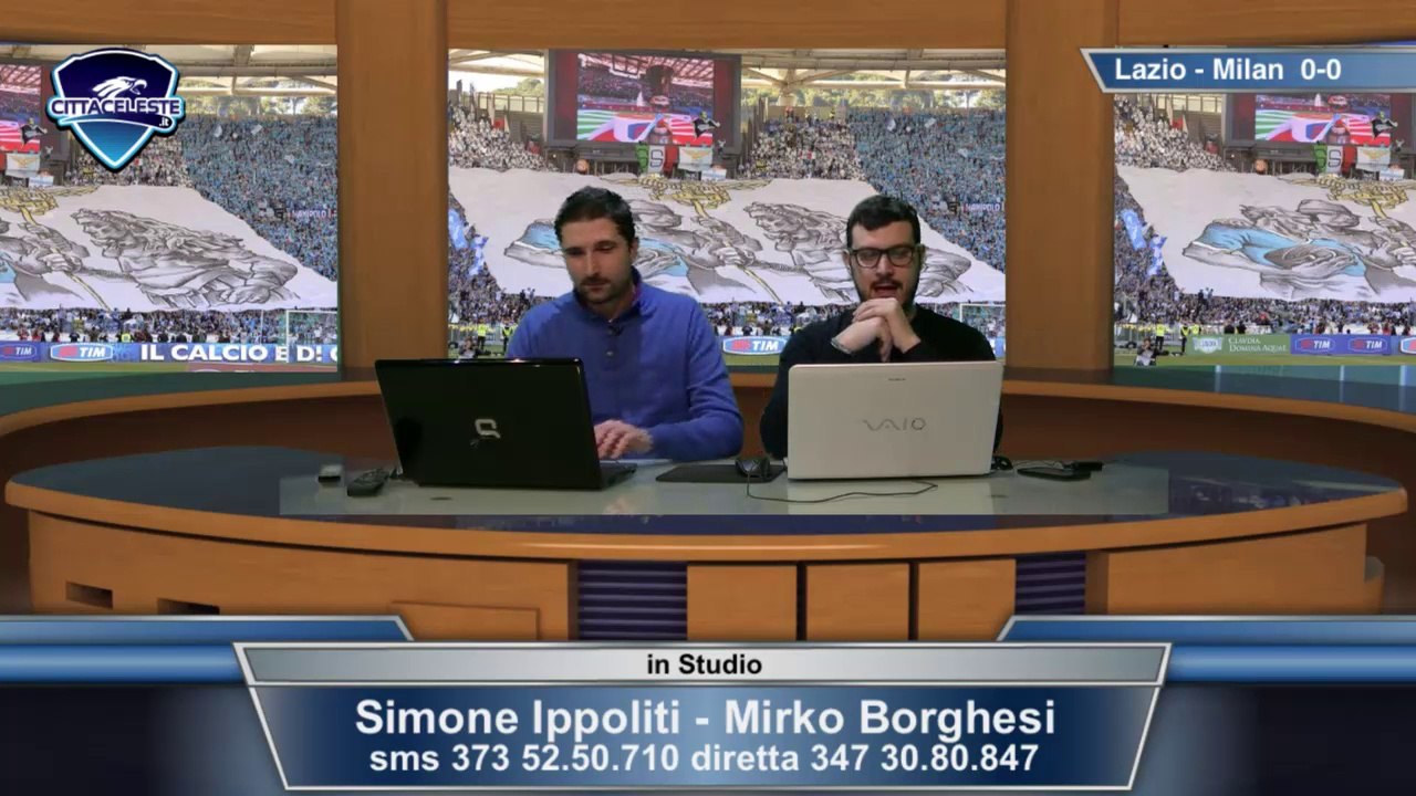 Io tifo Lazio Speciale Lazio - Milan
