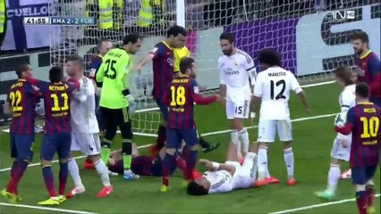 Real Madrid - Barcelona Highlights HD 23.03.2014
