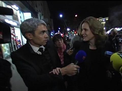 Municipales: NKM commente pour BFMTV les résultats en marchant dans la rue - 23/03