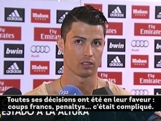 Cristiano Ronaldo : "On a joué contre 12 hommes"
