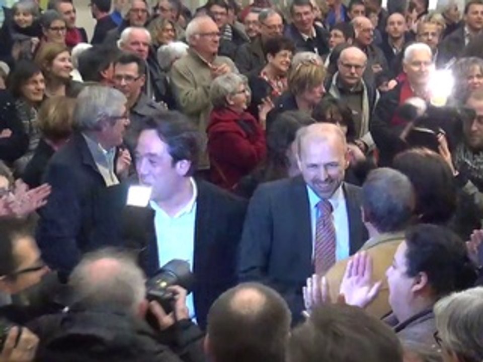 Bourg-en-Bresse - Bain de foule Jean-François D...