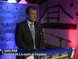 Perpignan: Louis Aliot (FN) devant l'UMP