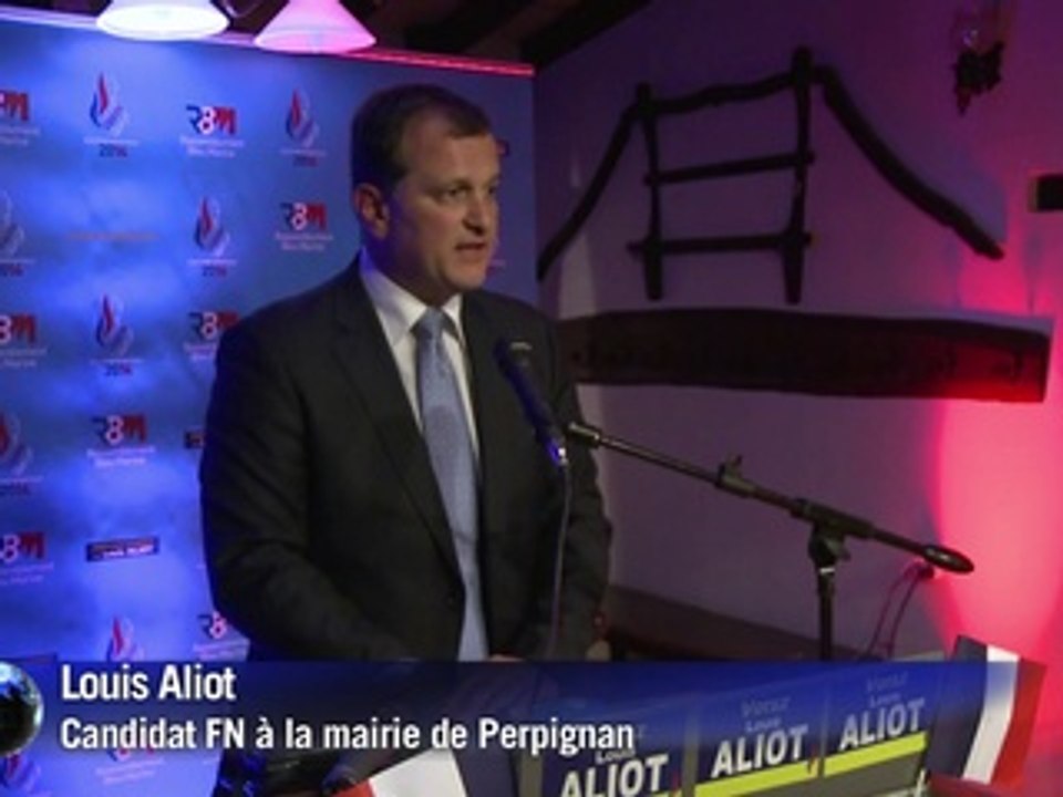 Perpignan: Louis Aliot (FN) devant l'UMP