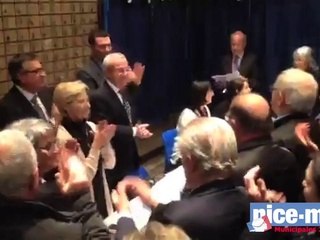 Municipales 2014 : la joie des partisans de Léonetti