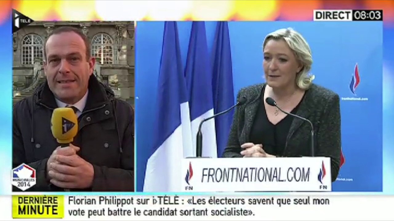 FN : " Pas de vote protestataire, plutôt un vote d'adhésion “