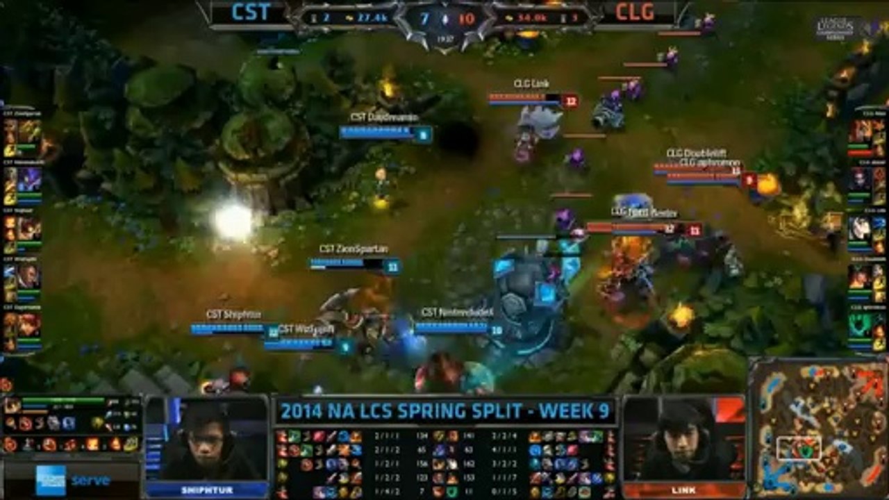 LCS NA W9D2 Game 2 CST vs CLG