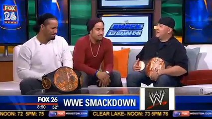 The Usos on Fox 26 News Houston