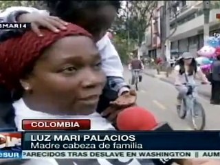 Colombianos de raíces indias y africanas marcharon Vs. discriminación