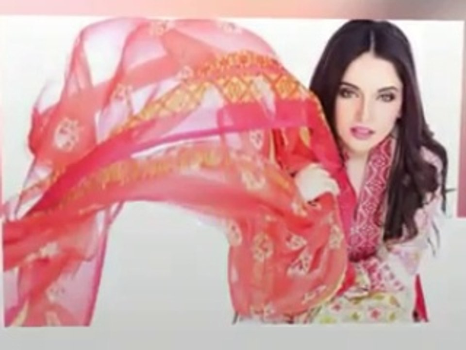 Gohar Textile Armeena Rana Lawn 2014 TVC - www.She-Styles.blogspot.com