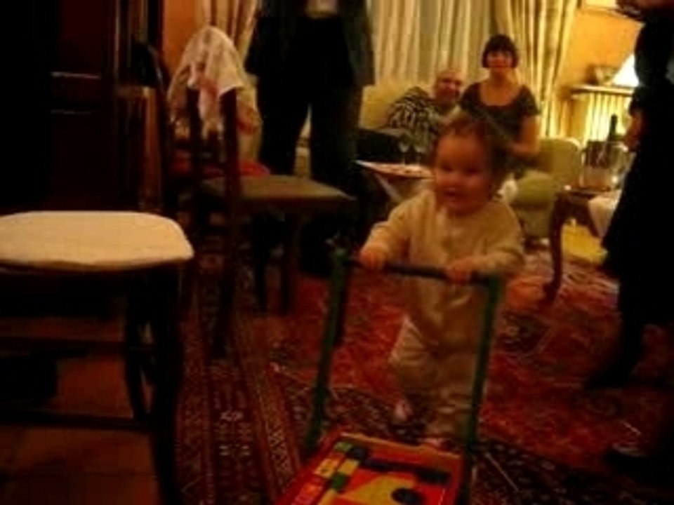 Olivia first steps