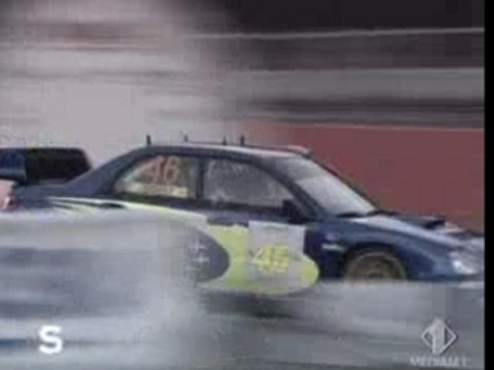 Valentino Rossi et la Mercedes DTM