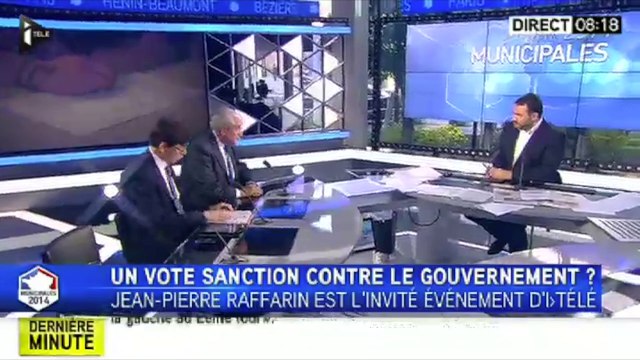 Municipales : C'est un vote de colère , selon Jean-Pierre Raffarin