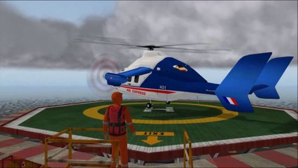 Eurocopter X3 de Jean-Pierre Baril - Test decollage et atterrissage