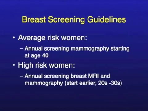 UCSF Radiology- Breast Cancer Screening Guidelines (1)