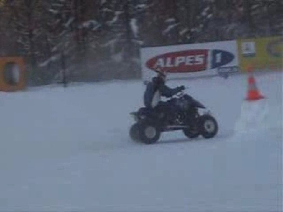 Quad sur glace