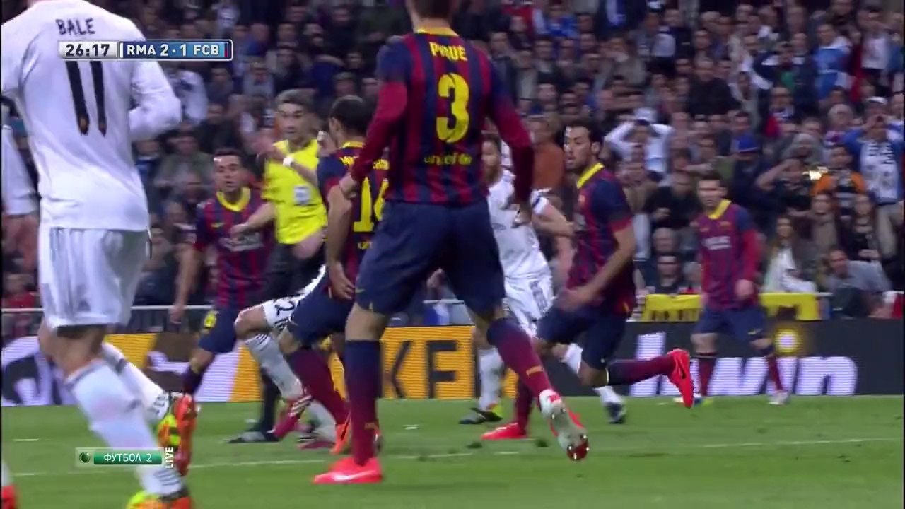 Чемпионат Испании 2013-14  29-й тур  Реал Мадрид - Барселона 1тайм