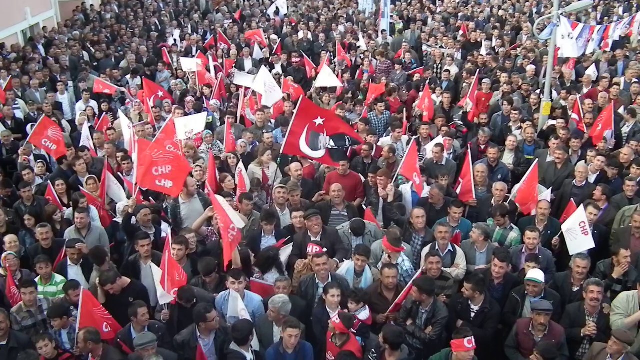 CHP AFŞİN MİTİNGİ GENEL GÖRÜNÜŞ-HALİL DEMİR