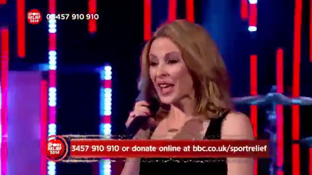 Kylie Minogue - Into The Blue - live at Sport Relief 03.2014