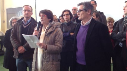 La réaction de Marie-Annick Rouillard à Questembert