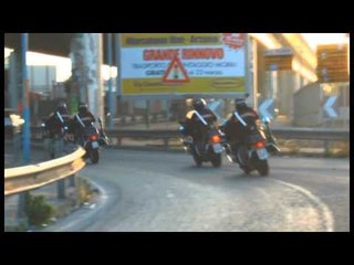 Napoli - Ronde dei carabinieri sull'asse mediano (23.03.14)