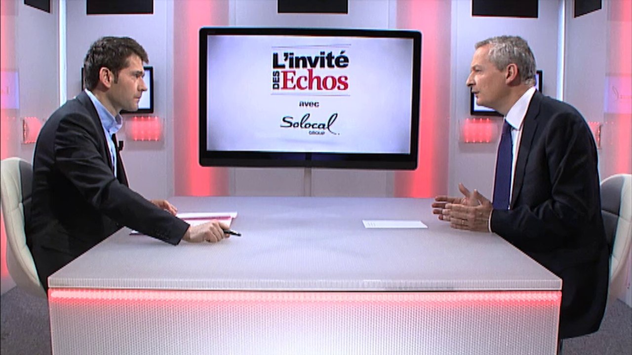 L'invité des Echos : Bruno Le Maire