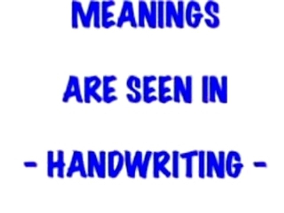 Meanings