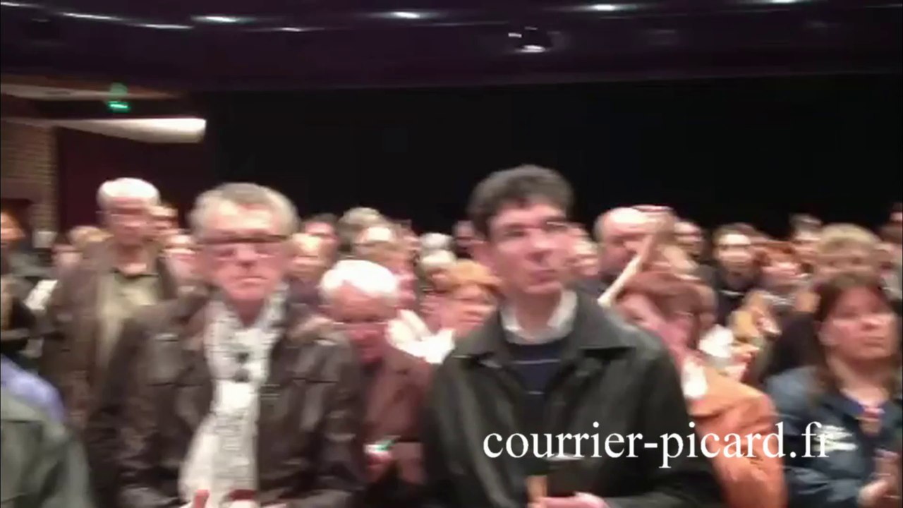 Proclamation des résultats du premier tour  à Corbie