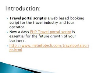 Travel portal script, PHP Travel Portal Script