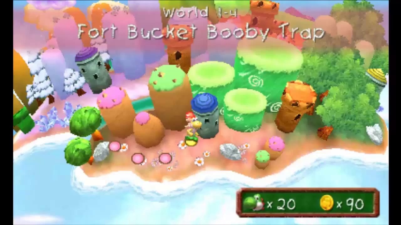 Soluce complète Yoshi's new island - Monde 1