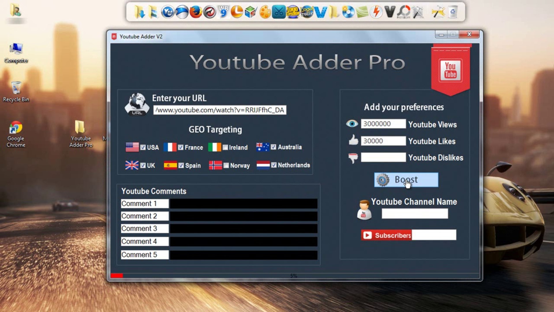 Youtube Adder Pro - Free Service For Youtube