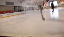 Gros fail en patin à glace : FacePlant direct!