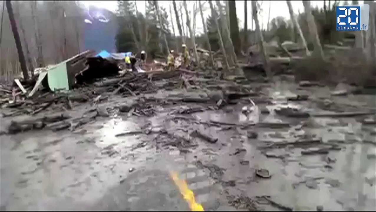 Gigantesque glissement de terrain dans l'Etat de Washington