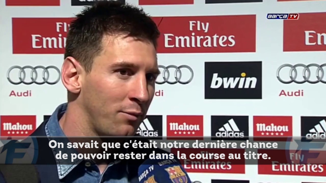 Messi : "On savait que c'était notre dernière chance"