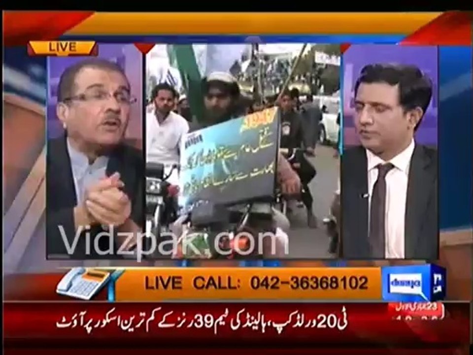 Hafiz Saeed gathered thousands of people on 23rd March in different parts of the country - Mujeeb Shaami