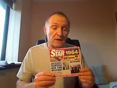 50th Birthday Gifts - 1964 Greatest Hits CD 1964 Greeting Card