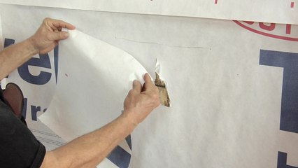 How to patch holes in housewrap