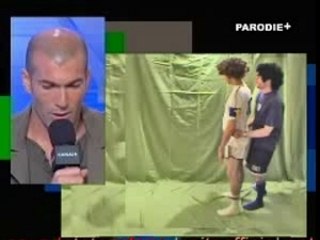 Parodie du coup de tête Zidane