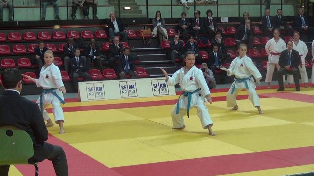 Finale par équipe Cadets-Juniors féminine - Championnat de France Kata 2014