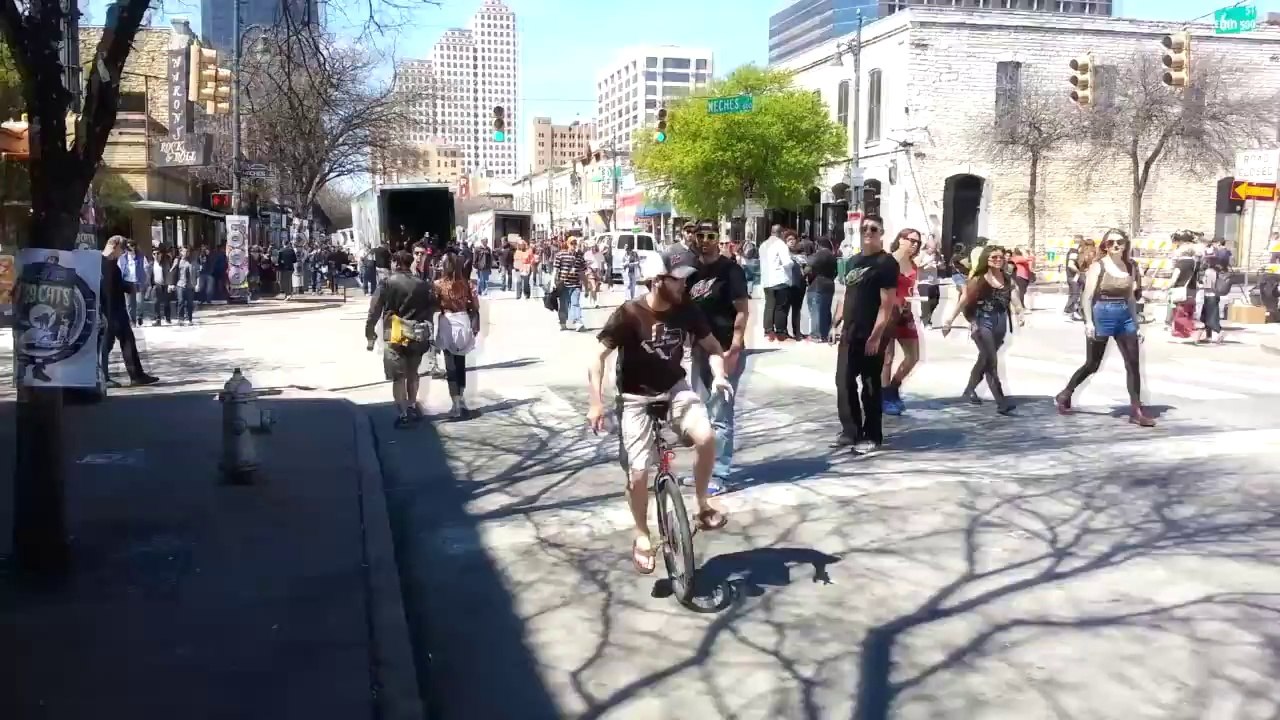 Unicycle guy - from Psychostick's 1st ROAD BLOG from "Mad Marchness Tour"