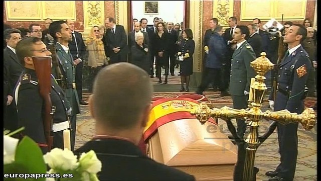 Los Príncipes se despiden de Adolfo Suárez