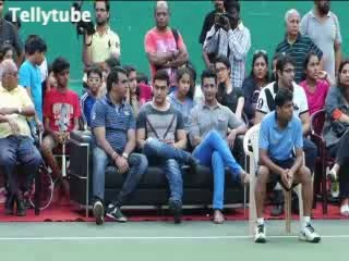 Aamir at Women's Tennis tournament