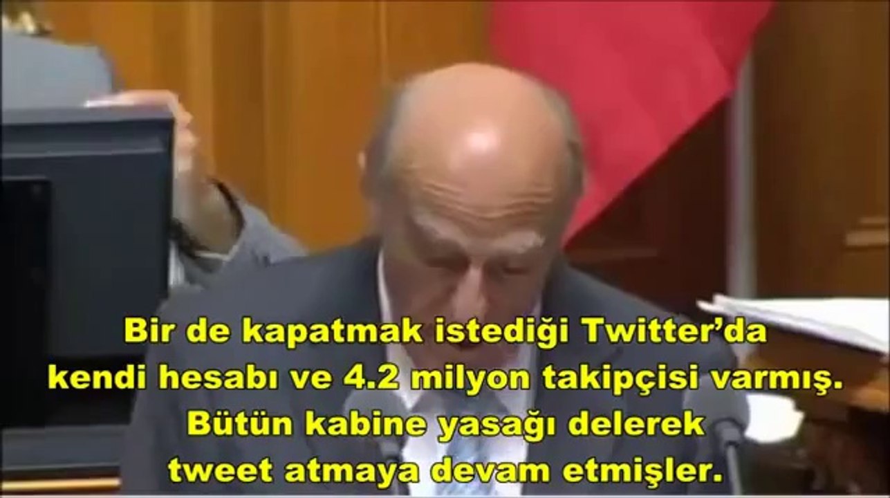 İsviçreli Bakanın Twitter Yasağını Anlatırken Gülme Krizine Girmesi By Daraske