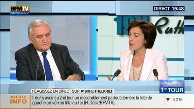 Jean-Pierre Raffarin: l'invité de Ruth Elkrief - 24/03