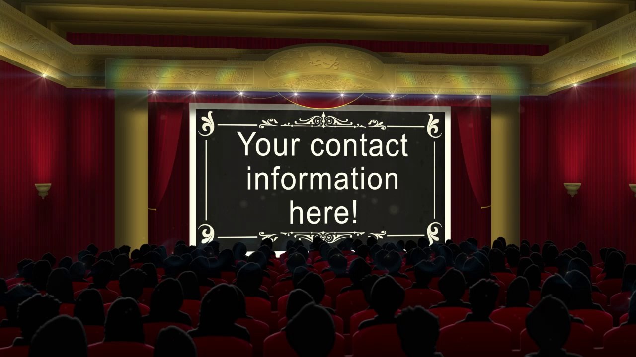 30 Second Animated Template Coral Reef Theater