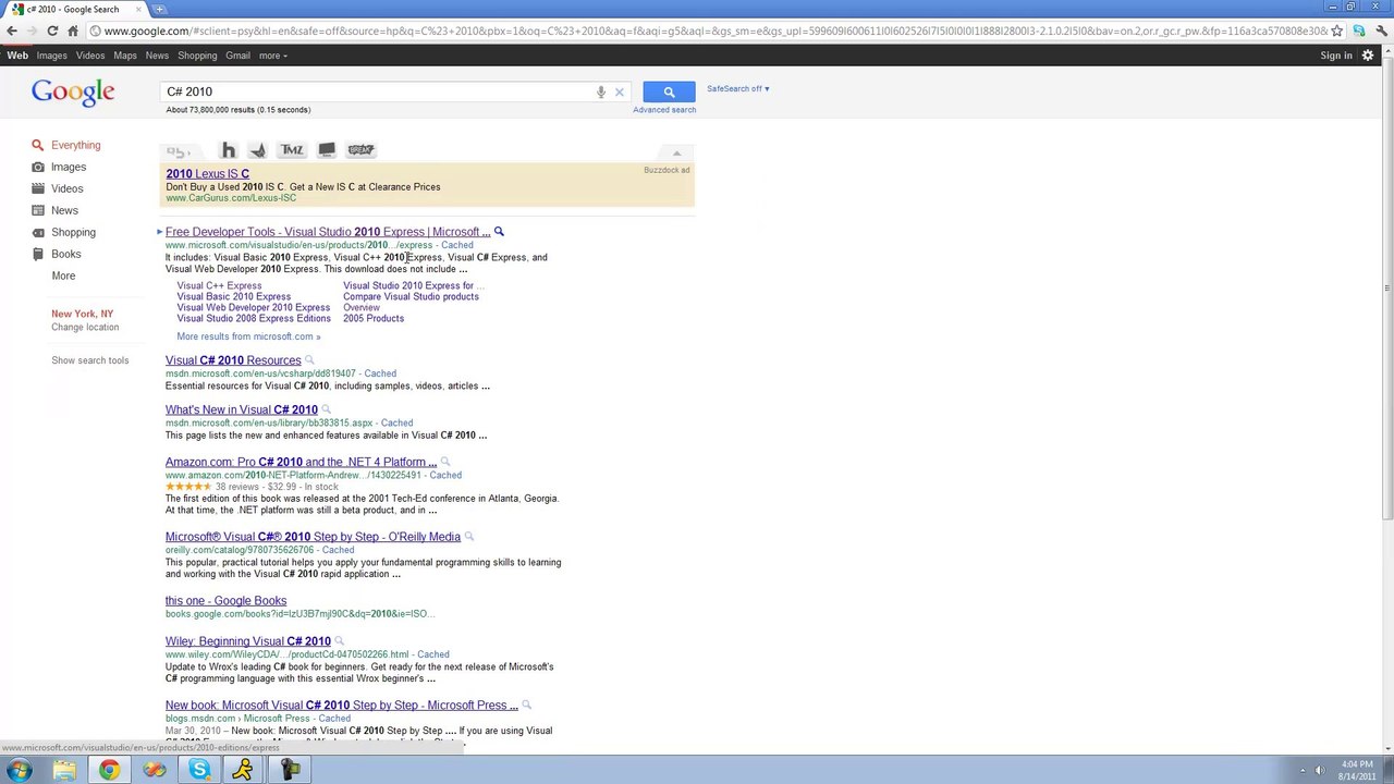 001 - Introduction and Installing C# 2010