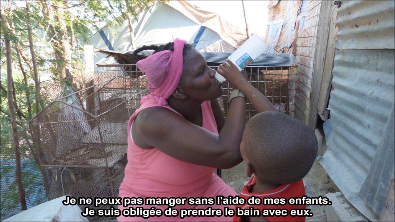 Islène, quatre ans dans un camp sans ses deux mains